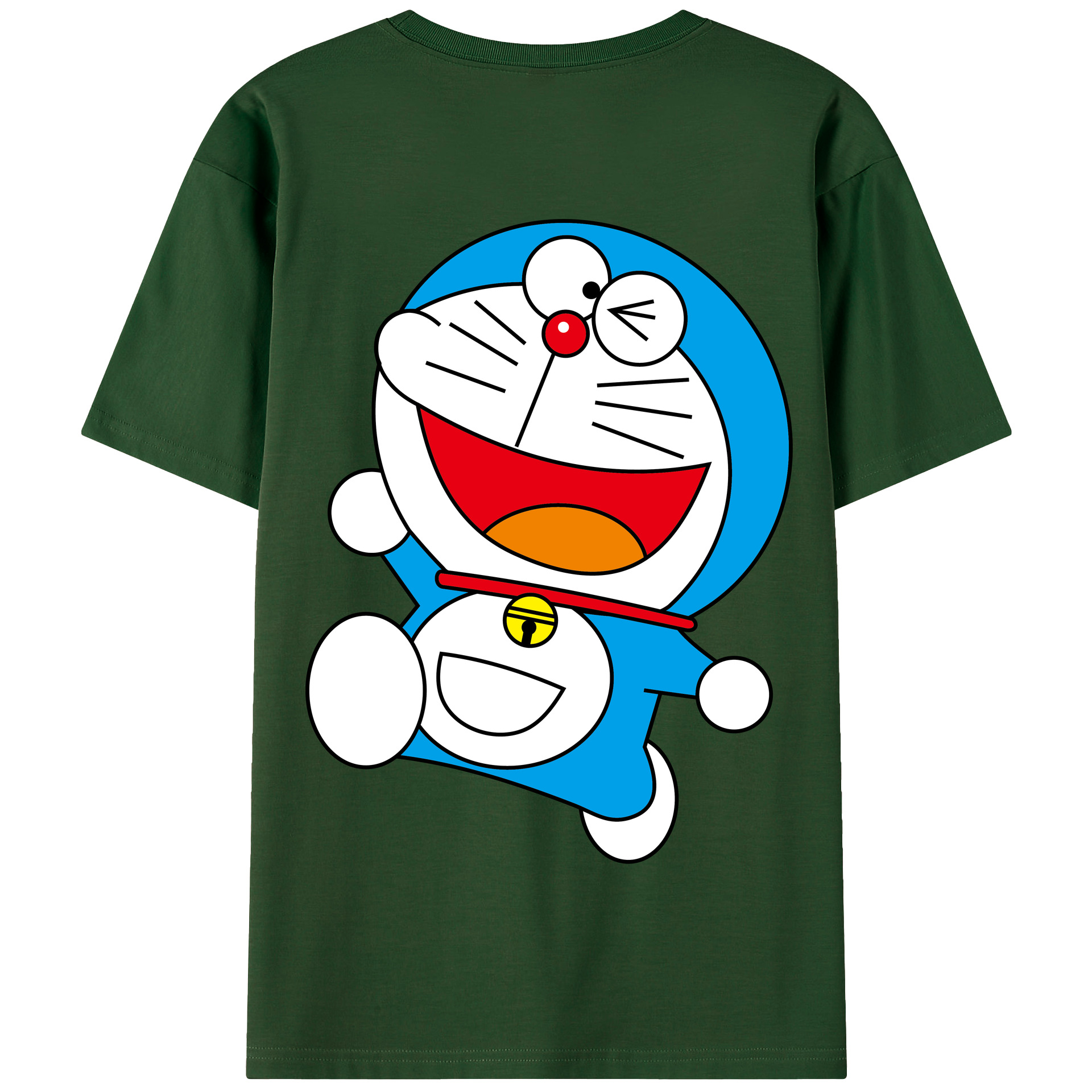 （画像用） ドラえもん Doraemon 綿100％半袖Tシャツ（背面プリント）